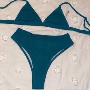emerald green bikini